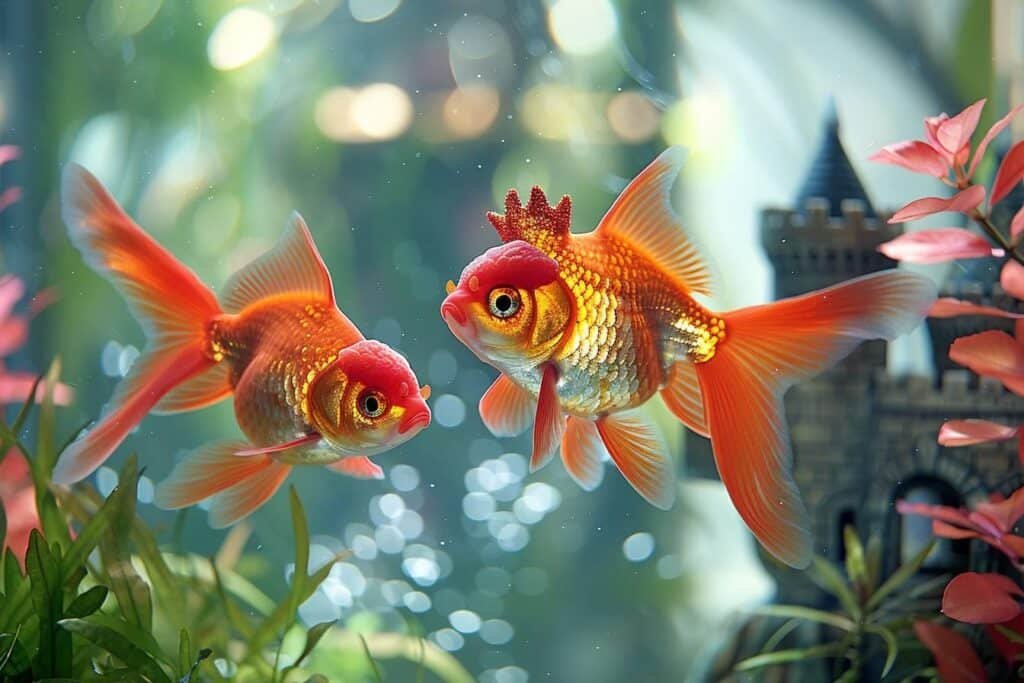 Poisson oranda red cap : caractéristiques et soins à apporter