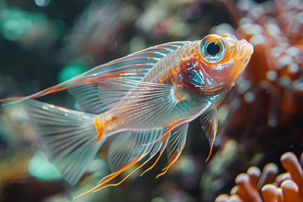 Poisson bubble eye : curiosité aquatique aux yeux captivants