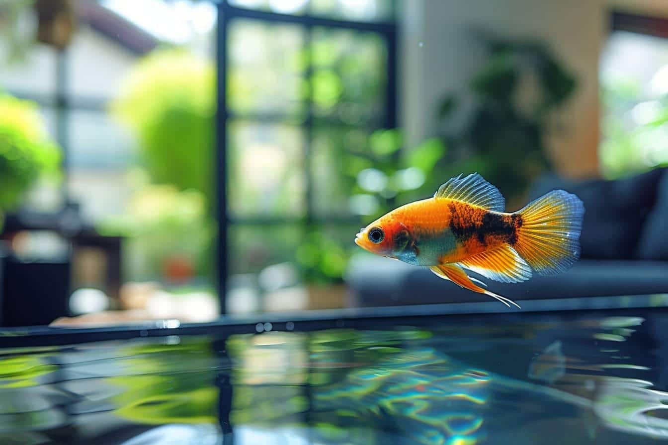 Lone telescope fish: how to care for this golden fish