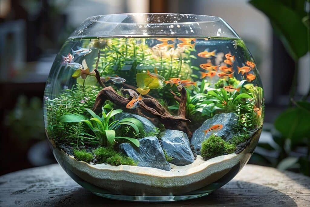 Nano aquascape: creating an exciting mini-aquatic ecosystem