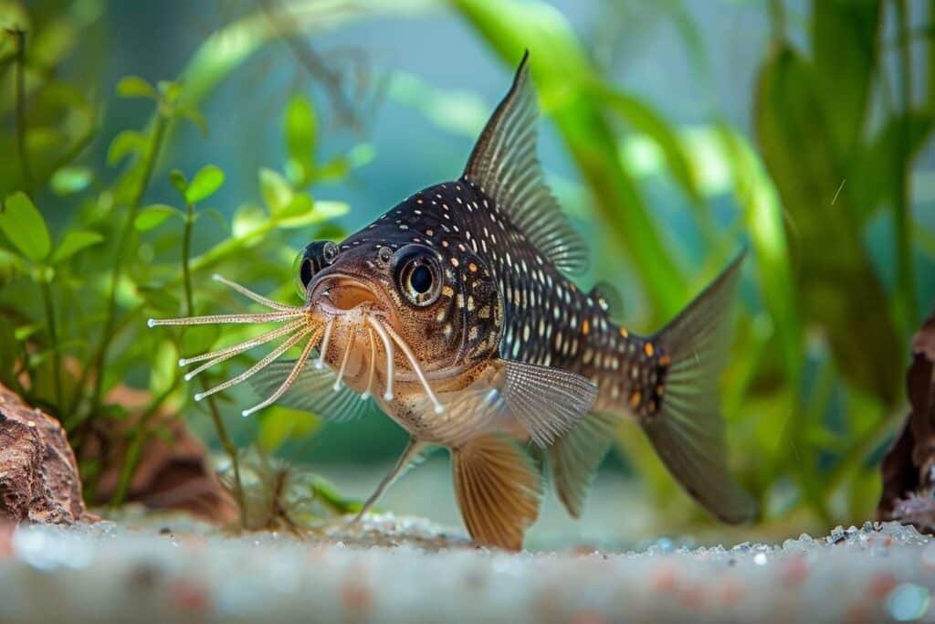 Salt and pepper corydoras: characteristics and care in aquarium