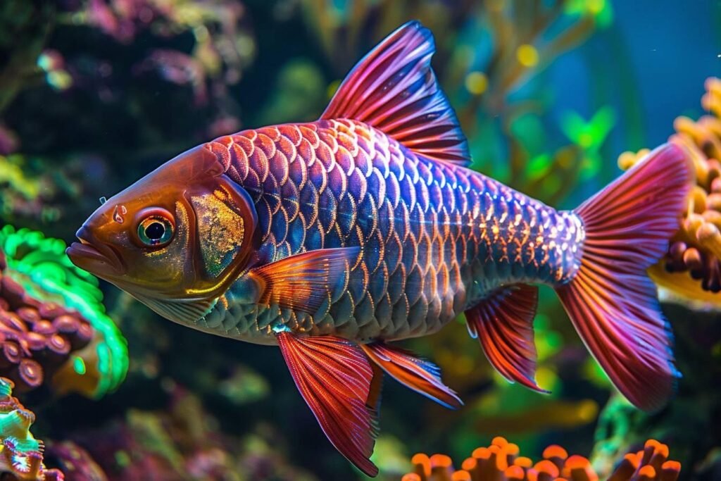 Barbu cerise poisson : un trio surprenant dans votre aquarium