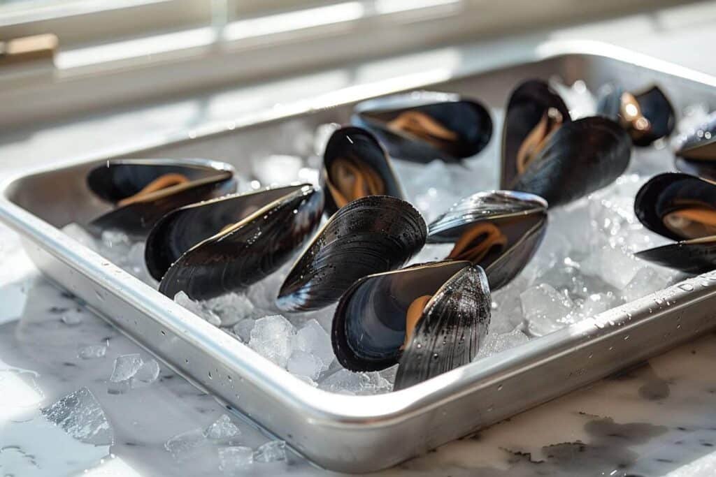 Comment conserver des moules fraîches au réfrigérateur : astuces