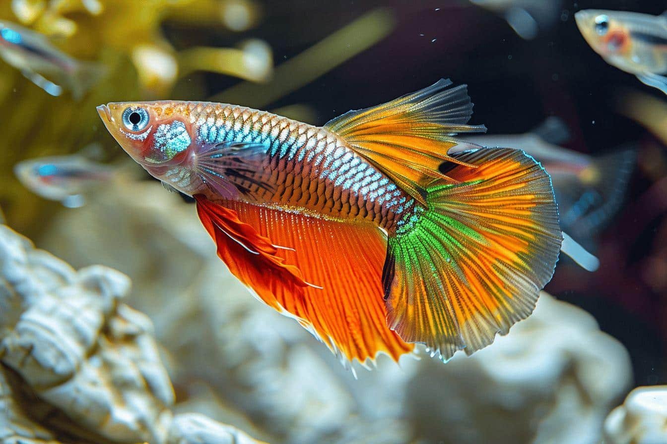 Poecilia reticulata guppy quelles couleurs existent : palette variée