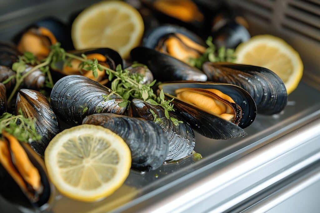 Combien de temps se conserve une moule cuite au frigo : durée et conseils