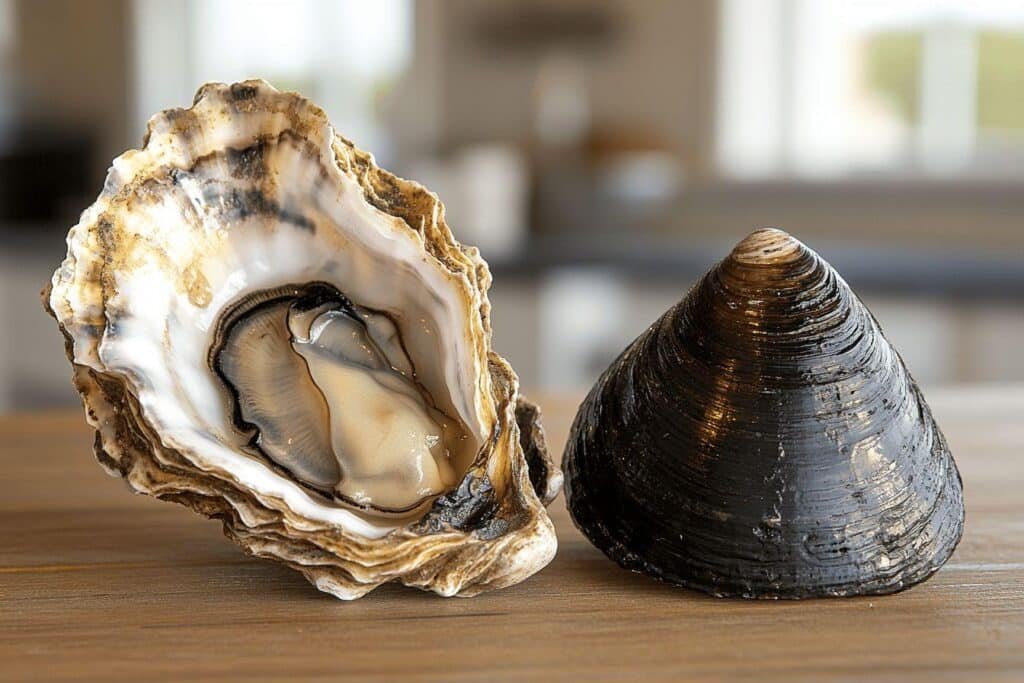 Comment différencier une huître d'une moule rapidement : guide pratique