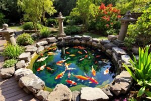 Température idéale bassin koï : guide et conseils pratiques
